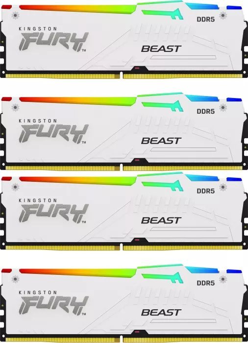 Kingston Fury Beast RGB, DDR5, 128 GB, 5200MHz, CL40 (KF552C40BWAK4-128)