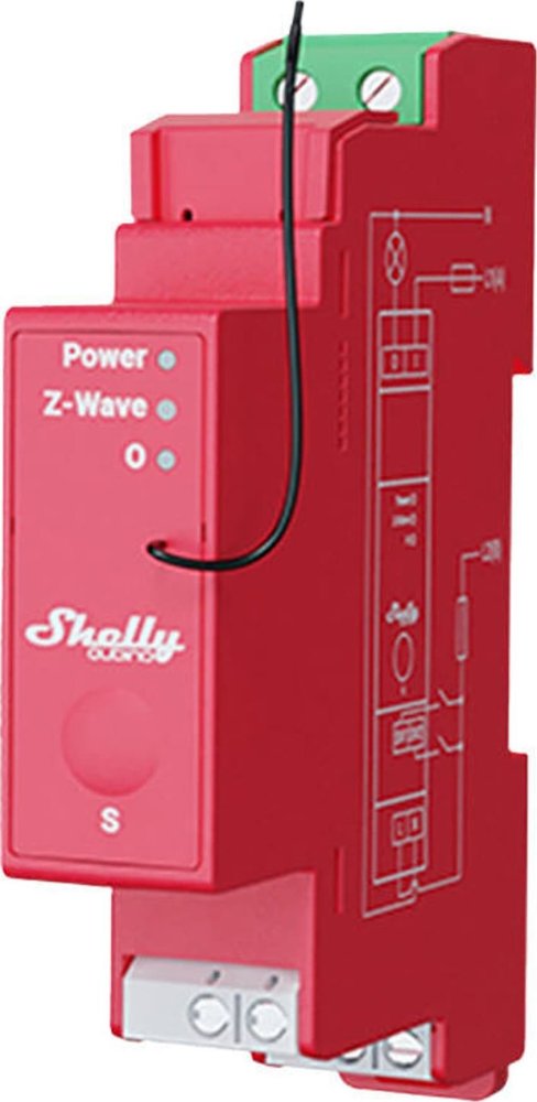Shelly 1-kanałowy przekaźnik na szynę DIN z pomiarem energii Shelly Qubino Pro 1PM
