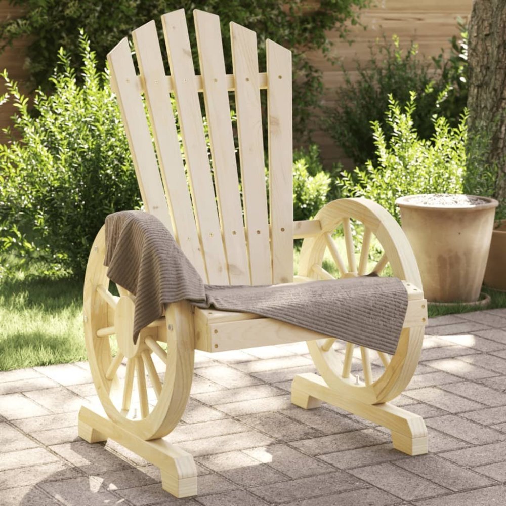 vidaXL vidaXL kreslá ogrodowe Adirondack, 2 ks, lite drevo jodłowe