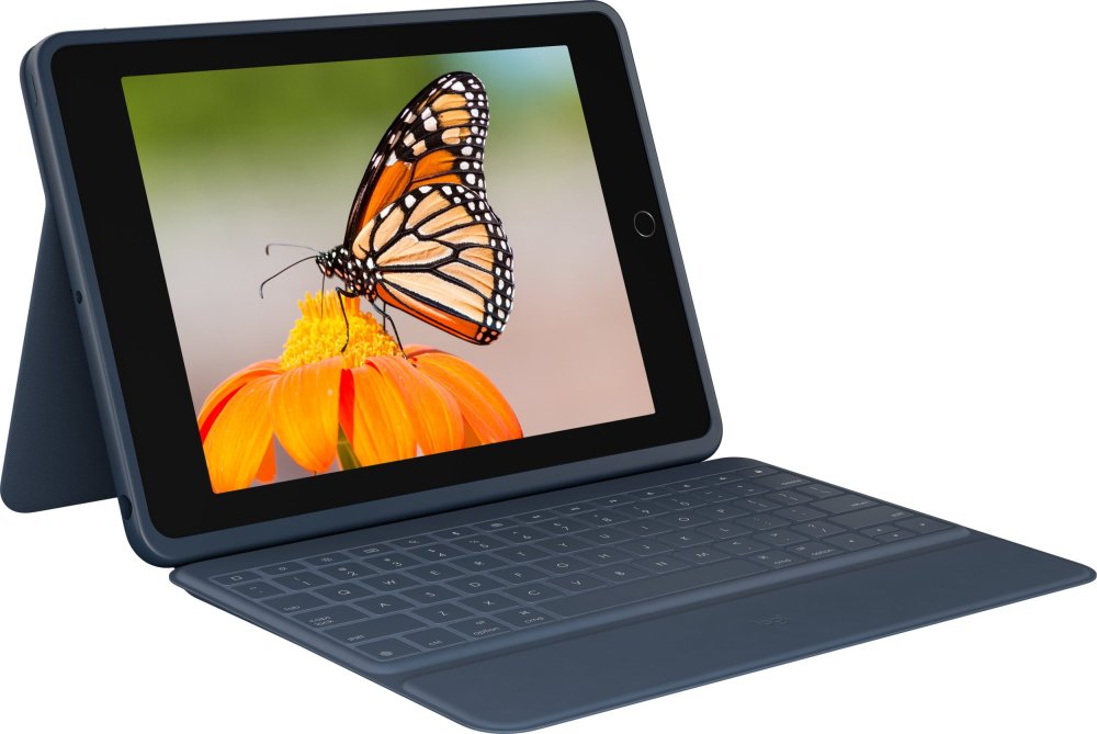 Logitech Logitech Rugged Combo 3 For Education - Tastatur und Foliohulle - Apple Smart connector - K-12 Ausbildung - fur Apple 10.2-inch iPad (7. Generation, 8. Generation, 9. Generation)