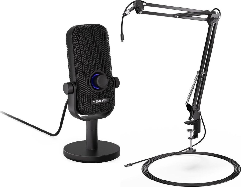 Endorfy Mikrofon Endorfy Solum Voice S (EY1B013) + Streaming Boom Arm