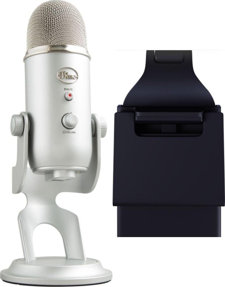 Blue Yeti USB Silver (988-000238) + Lampa Litra Glow