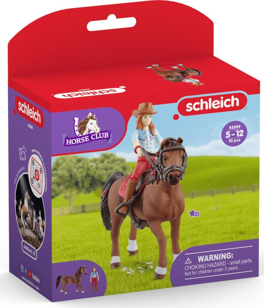 Schleich Schleich Horse Club Hannah & Cayenne, play figure