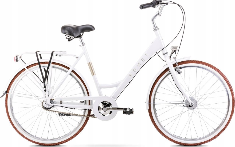 Romet Dviratis Romet Sonata Classic 26" 2024 white-18" / M (Dydis: 18" / M)