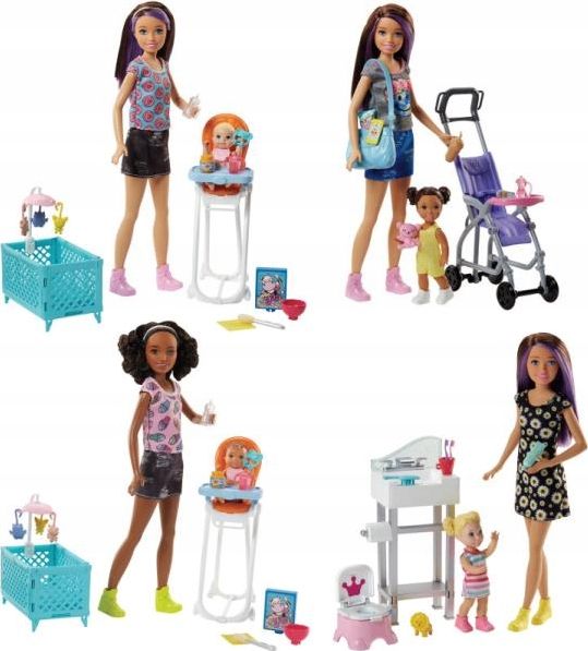 Mattel Skipper: Klub opiekunek - Zestaw + Lalki (FHY97)