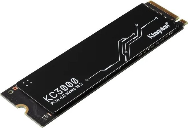 Kingston SSD|KINGSTON|KC3000|512GB|M.2|NVMe|3D TLC|Rašymo greitis 3900 MBytes/sec|Skaitymo greitis 7000 MBytes/sec|TBW 400 TB|MTBF 1800000 hours|SKC3000S/512G
