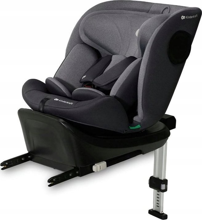 KinderKraft autosedačka Kinderkraft I-360 i-Size Obrotowy ISOFIX Do 150cm Sivý