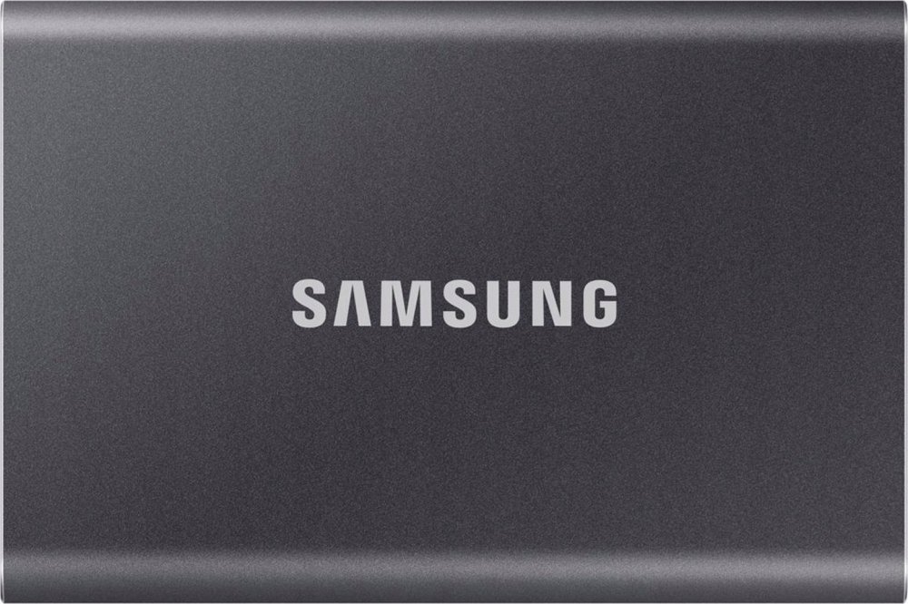 Samsung Išorinis kietasis diskas SSD|SAMSUNG|T7|1TB|USB 3.2|Rašymo greitis 1000 MBytes/sec|Skaitymo greitis 1050 MBytes/sec|MU-PC1T0T/WW