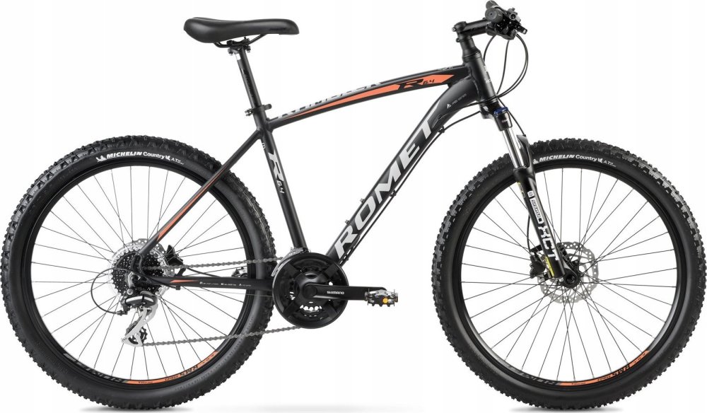 Romet Dviratis Romet Rambler R6.4 2024 black-copper-20" / XL (Dydis: 20" / XL)