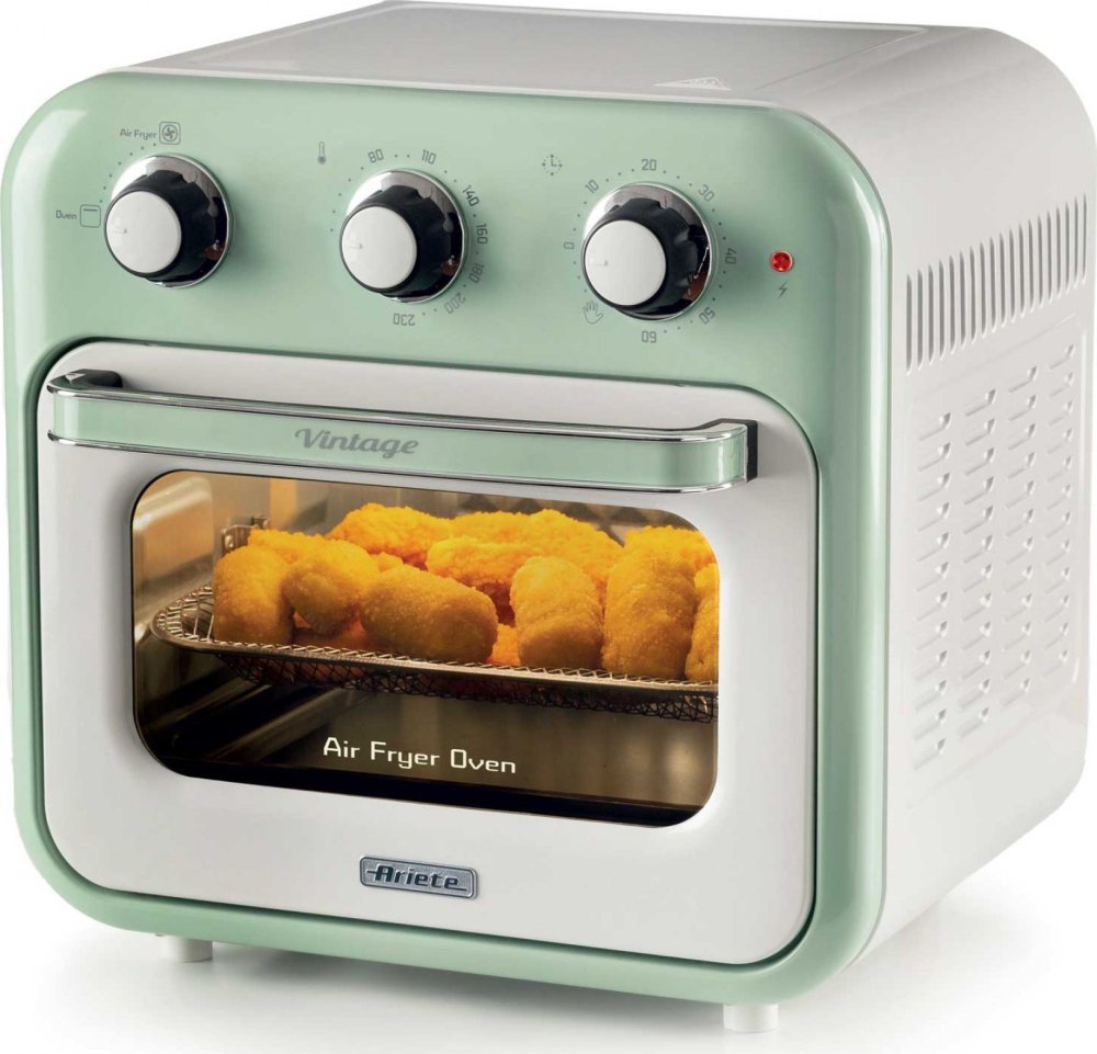 Ariete Ariete Vintage Air Fryer Mini- Oven green
