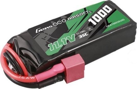 Gens Ace akumulátor Gens ace 35C 1000mAh 3S1P 11.1V Airsoft Gun Lipo z konektorem T Plug