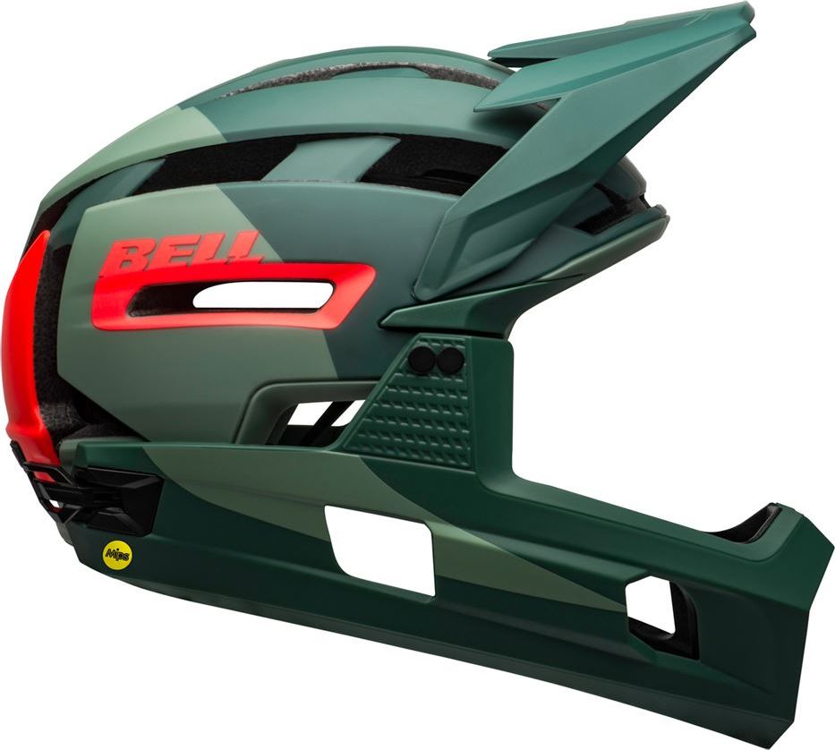 Bell Prilba na celú tvár Super Air R Mips Spherical matte gloss green infrared r. S (5256 cm)