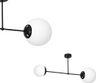 Milagro Lampa na strop LIMA BLACK 2xE14 (MLP6526) - Eko-Light
