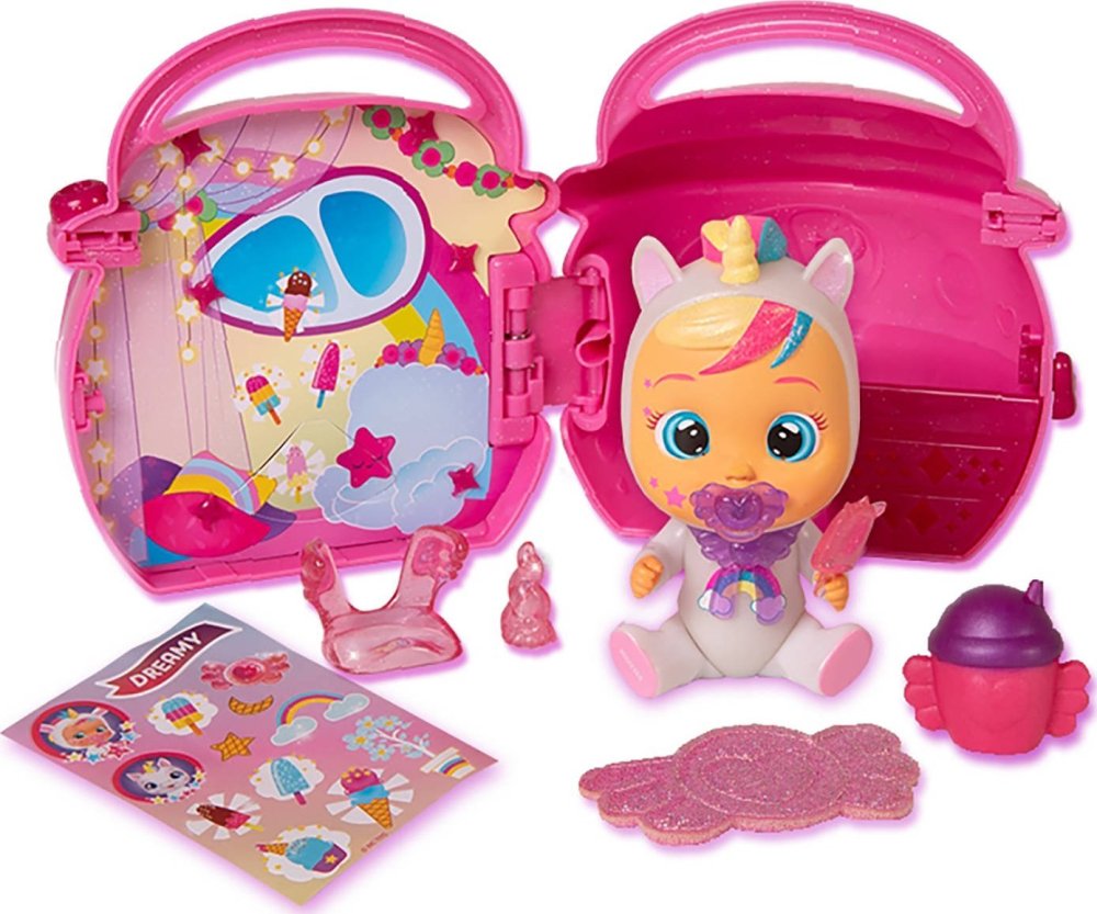 Tm Toys 7w1 Cry Babies Domček pre bábiky +Bábika BOBAS płacząca Magic Tears +Príslušenstvo