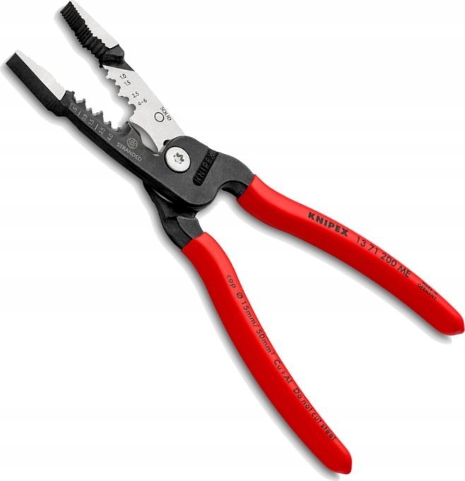 Knipex KNIPEX Kliešte WIELOFUNKCYJNE Pre ELEKTRYKÓW DO KABLI METRYCZNYCH