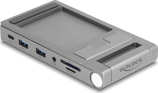 Delock DeLOCK 88199 stacja dokująca Przewodowa USB 3.2 Gen 1 (3.1 Gen 1) Type-C Sivý