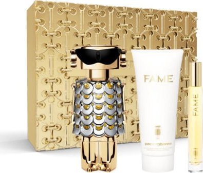 Paco Rabanne Paco Rabanne Fame Eau de Parfum 80ml. + Eau de Parfum 10ml. + Body Lotion 100ml. ZESTAW WOMEN