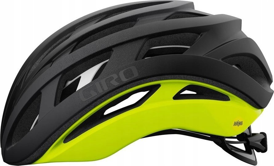Giro Cestná prilba GIRO HELIOS SPHERICAL MIPS matte black fade highlight yellow roz. S (51-55 cm) (NEW)