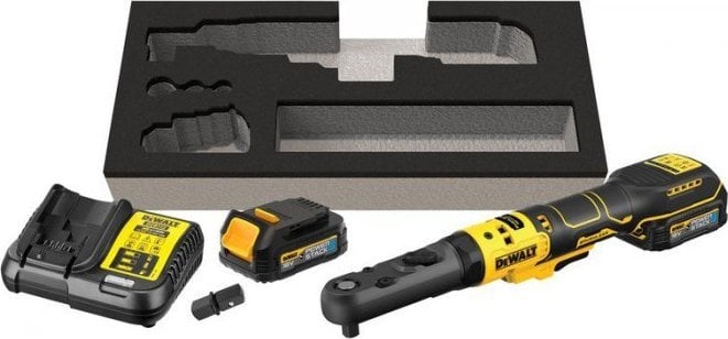 Dewalt GRZECHOTKA UDAROWA akumulátorOWA 1/2'' 3/8'' XR 18V 2*1.7AH (1 SZT)