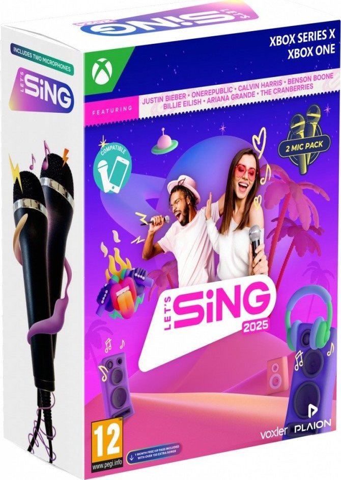 Plaion Gra Xbox one/Xbox Series X Lets Sing 2025 2-mic