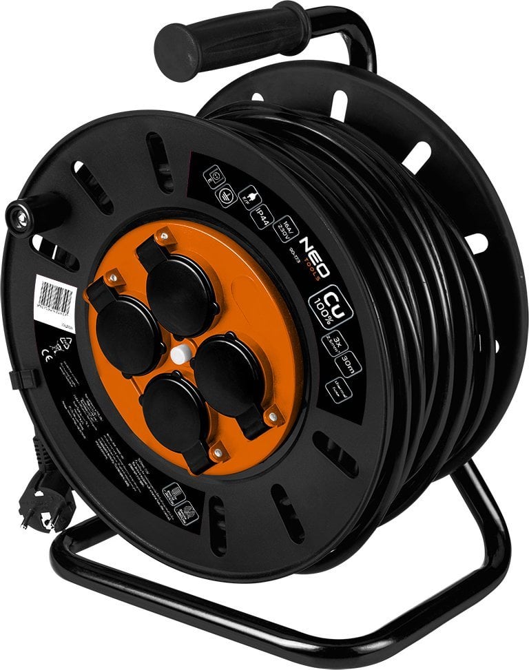 Neo Predlžovací kábel bubon 30m, 3x2.5mm2