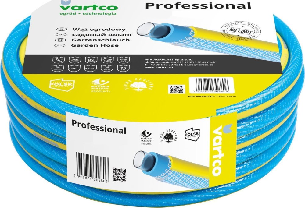 Agaplast Záhradná hadica Vartco Professional 3/4" 20m