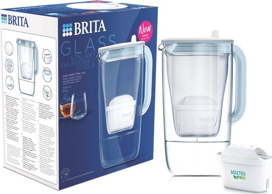 Brita Brita Glass Bottle Model One incl. 2 MAXTRA PRO
