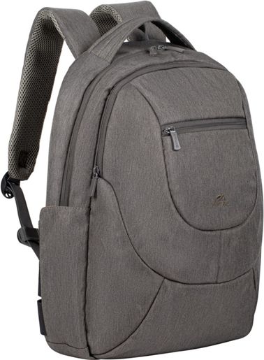 Riva Case šedohnědá / batoh na notebook 15.6 RC-7761-M