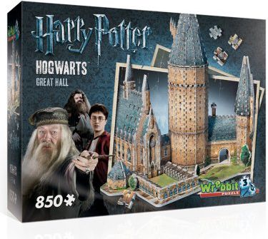 Wrebbit 3D puzzle Harry Potter Bradavice Velká síň 850 ks