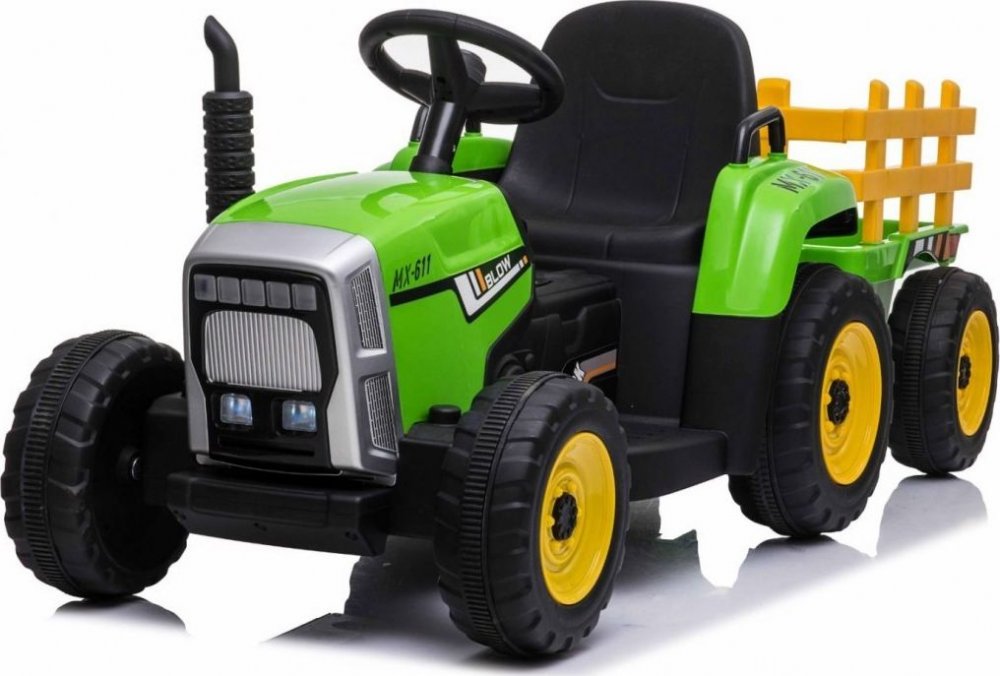 Joko Odrážadlo Traktor s prívesom BLOW Zelený