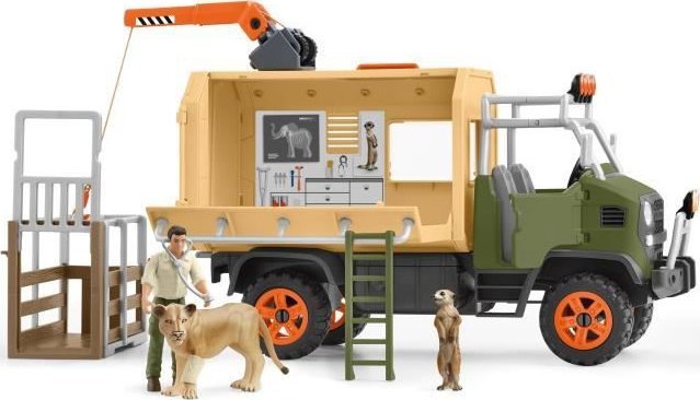 Schleich Schleich Wild Life Big Truck Animal Rescue, play figure