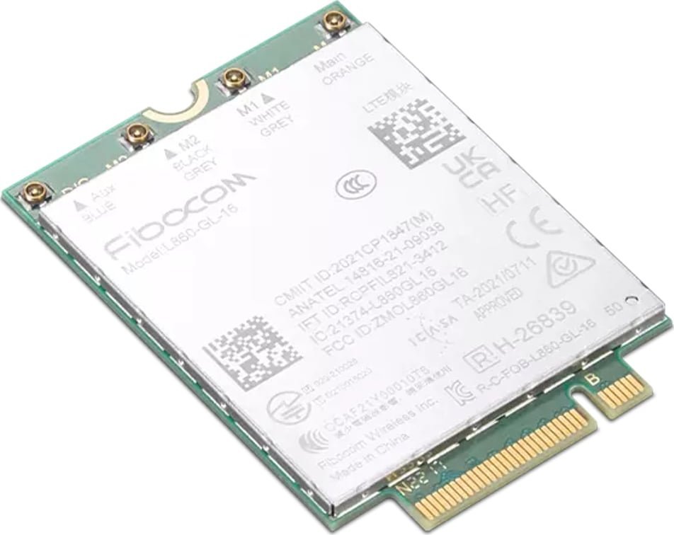 Lenovo LENOVO 4G LTE modul ThinkPad Fibocom L860 CAT16 M.2 pro ThinkPad X1 Nano G2 & Yoga G7