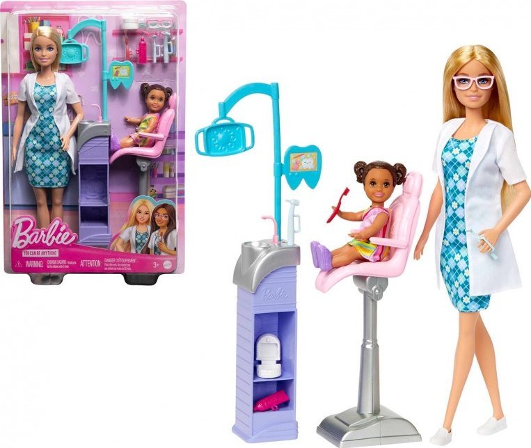 Mattel Dentystka blondynka HKT69