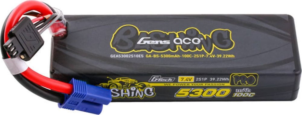 Gens Ace Gens ace G-Tech 5300mAh 7.4V 100C 2S1P Lipo z EC5