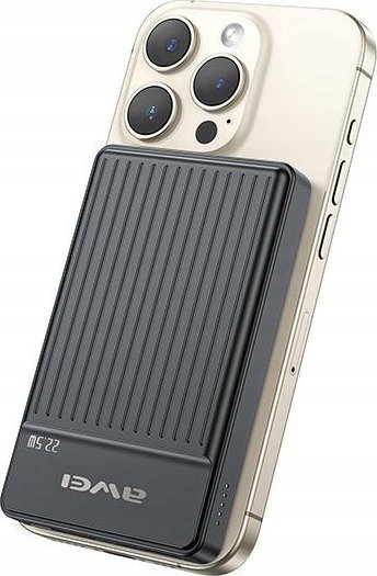 Awei AWEI PowerBank MagSafe P33K 10000mAh 22.5W Čierny/black