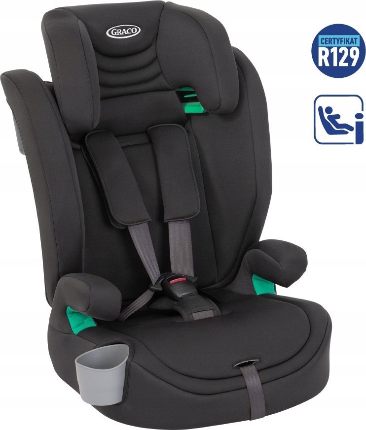 Graco GRACO AutosedačkaELDURA R129 MIDNIGHT