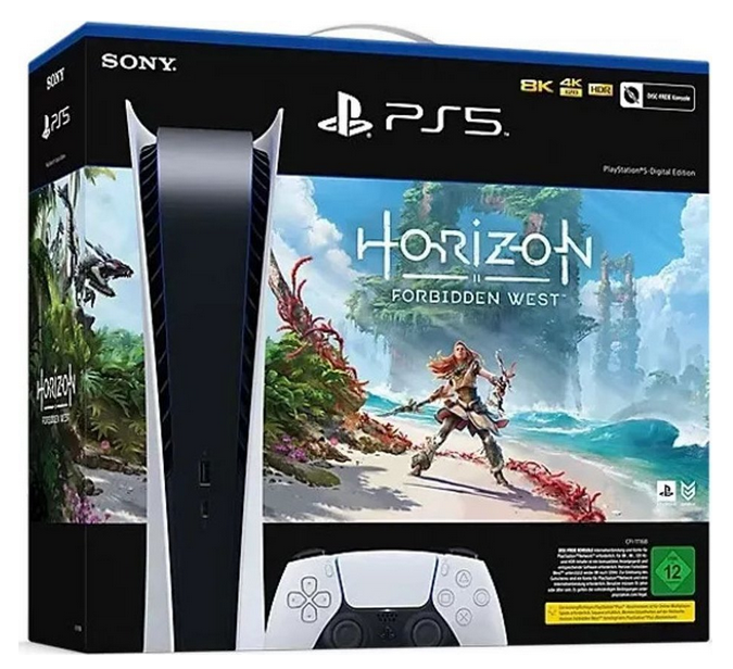 Sony Playstation 5 Digital + Horizon Forbidden West