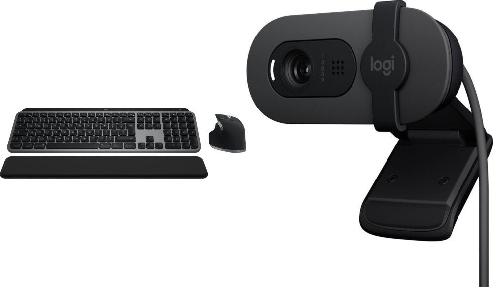 Logitech MX Keys S Combo for Mac (920-012845) + Brio 100 (960-001585)