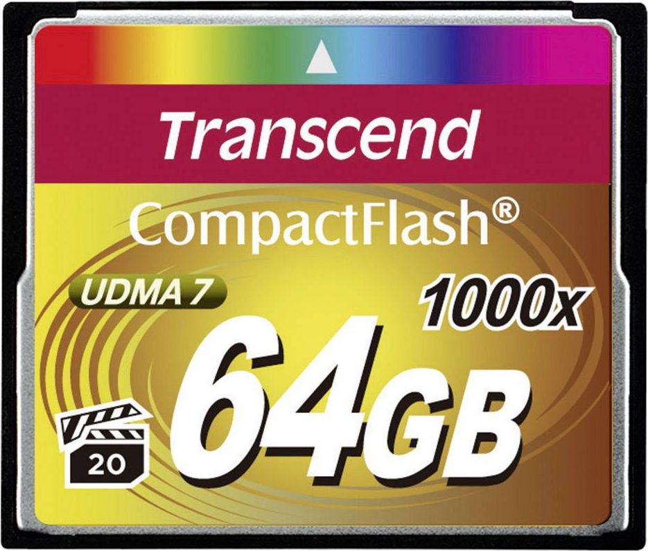 Transcend 1000x Compact Flash 64 GB  (TS64GCF1000)
