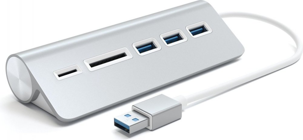 Satechi 1x SD 1x microSD  + 3x USB-A 3.0 (ST-3HCRS)
