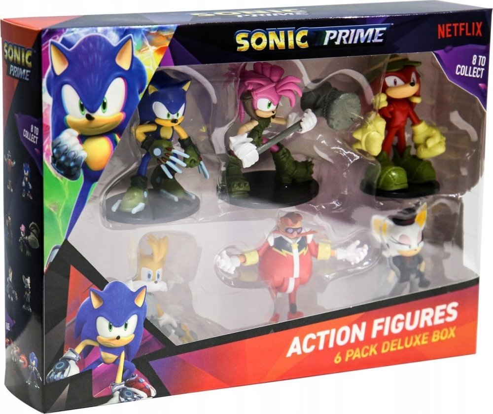P.M.I SONIC PRIME - ZESTAW 8 FIGUREK [DELUXE BOX]