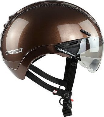 Casco prilba bicyklová CASCO ROADster plus braun metalic M + szyba sunset