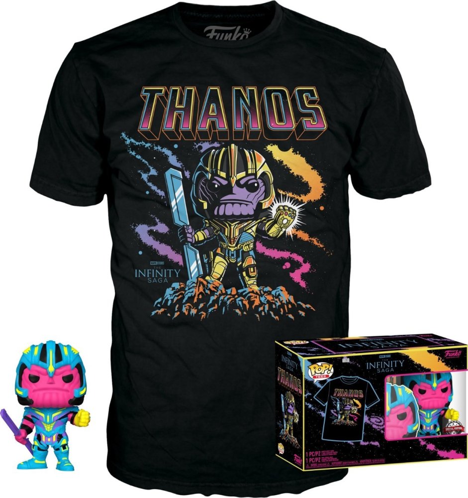 XXX_Funko (właściwy Funko Pop) Funko! POP AND TEE Marvel Thanos (BKLT) L
