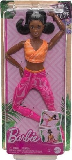 Mattel Barbie. Bábika Made to Move čierne vlasy