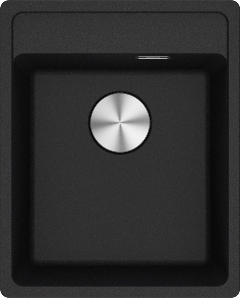 Franke Akmens masės plautuvė Franke Maris, MRG 610-37 A, Onyx, ekscentrinis ventilis