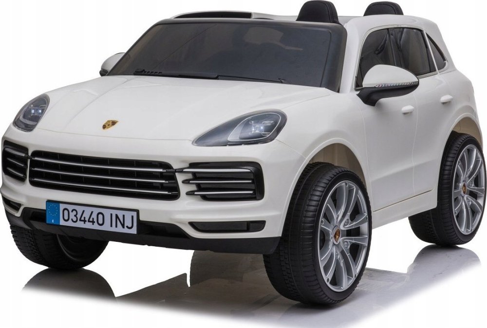 NoName Porsche Cayenne S Autko na akumulátor pre deti Lakier Biely