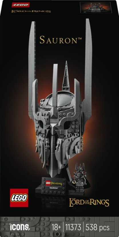 LEGO Icons Pán prsteňov: Sauronova prilba (11373)