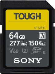 Sony SF-M Tough SDXC 64 GB Class 10 UHS-II U3 V60 (SFM64T/T1)