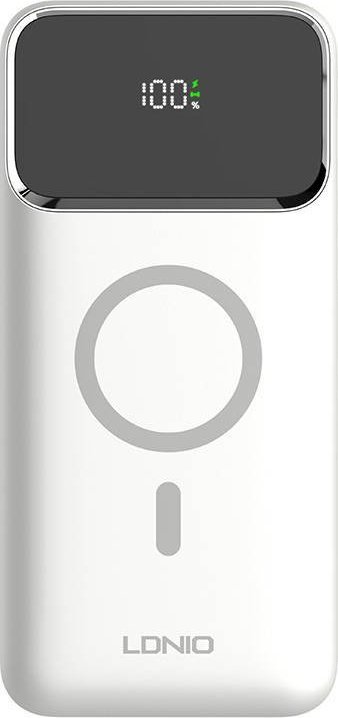 LDNIO Powerbank LDNIO PQ12, 15W, 10000mah (Biely)