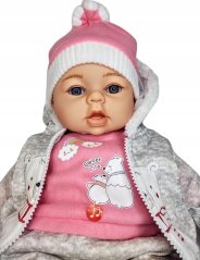 Adar Bábika bobas z polskim dźwiękiem 45cm 565258
